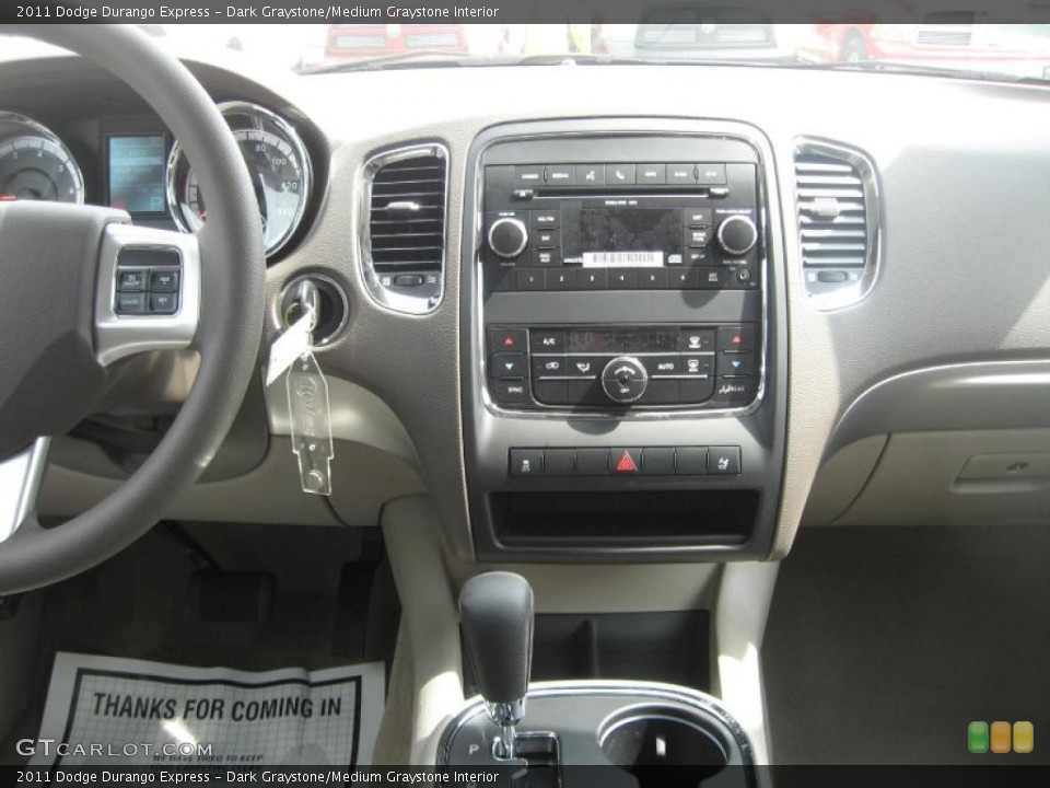 Dark Graystone/Medium Graystone Interior Controls for the 2011 Dodge Durango Express #47013624