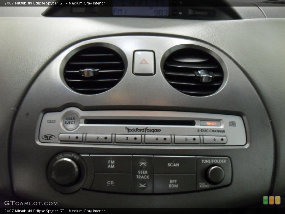 Medium Gray Interior Controls for the 2007 Mitsubishi Eclipse Spyder GT #47013699