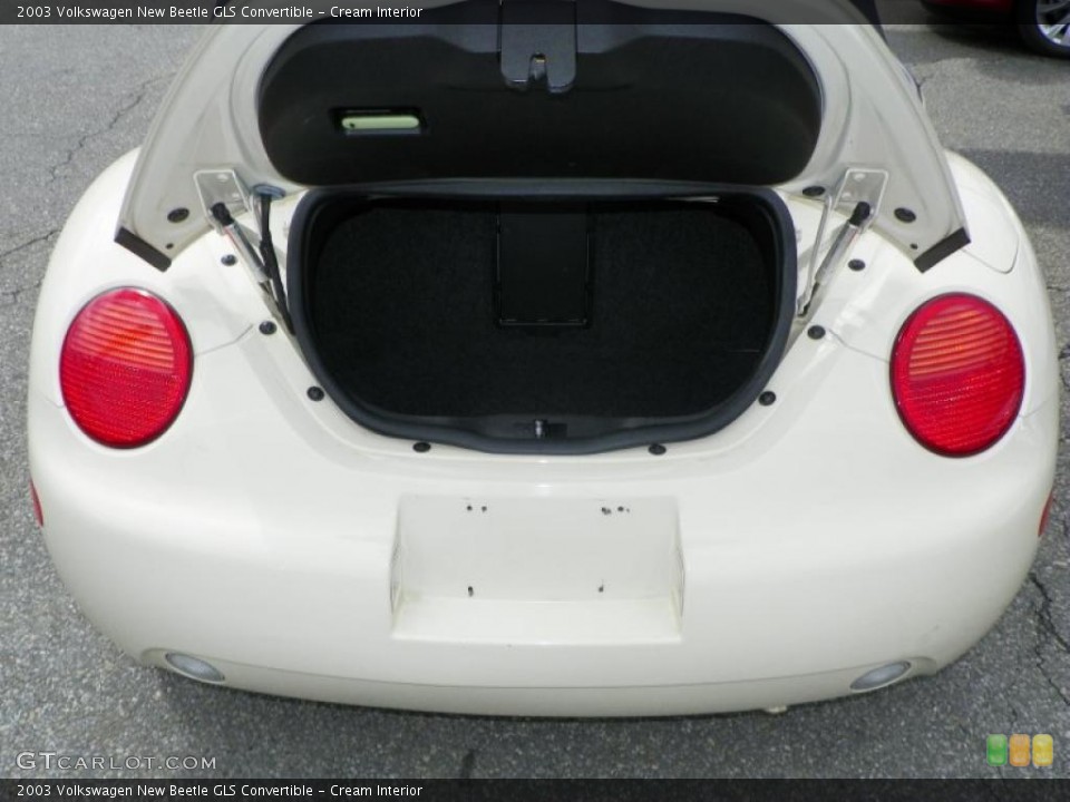 Cream Interior Trunk for the 2003 Volkswagen New Beetle GLS Convertible #47014266