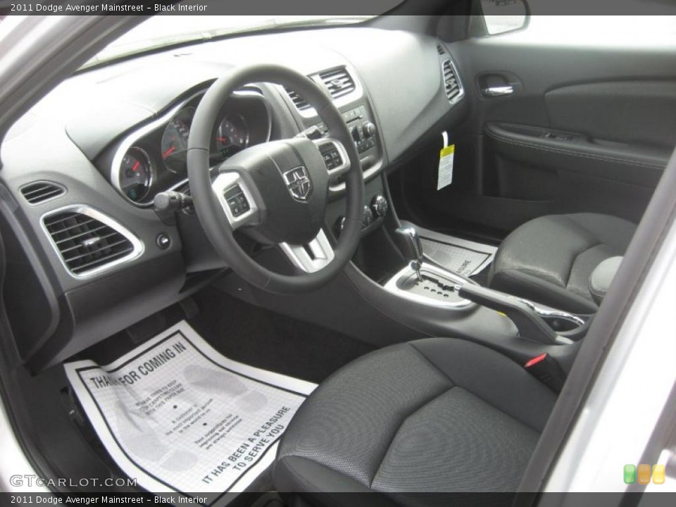 Black Interior Prime Interior for the 2011 Dodge Avenger Mainstreet #47014452
