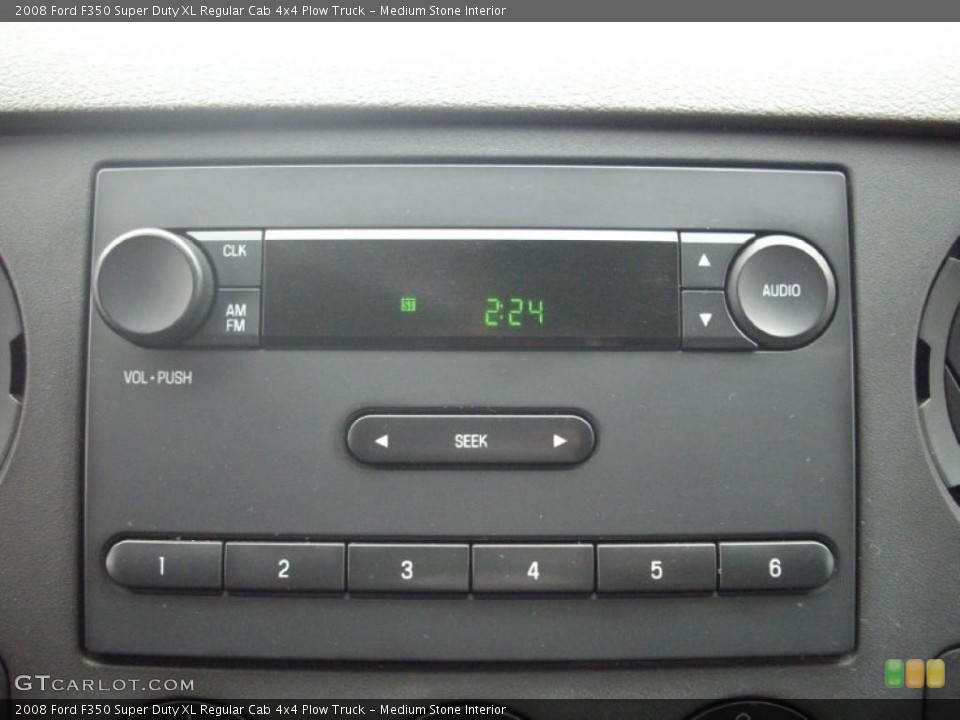 Medium Stone Interior Controls for the 2008 Ford F350 Super Duty XL Regular Cab 4x4 Plow Truck #47014827
