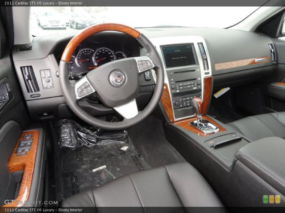 Ebony Interior Prime Interior for the 2011 Cadillac STS V6 Luxury #47017353