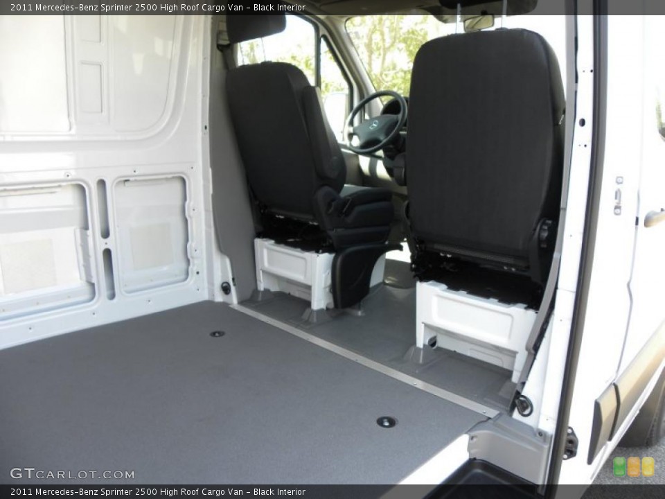 Black Interior Photo for the 2011 Mercedes-Benz Sprinter 2500 High Roof Cargo Van #47019132