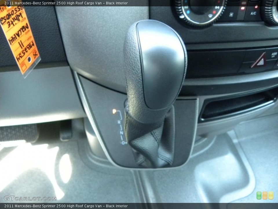 Black Interior Transmission for the 2011 Mercedes-Benz Sprinter 2500 High Roof Cargo Van #47019255