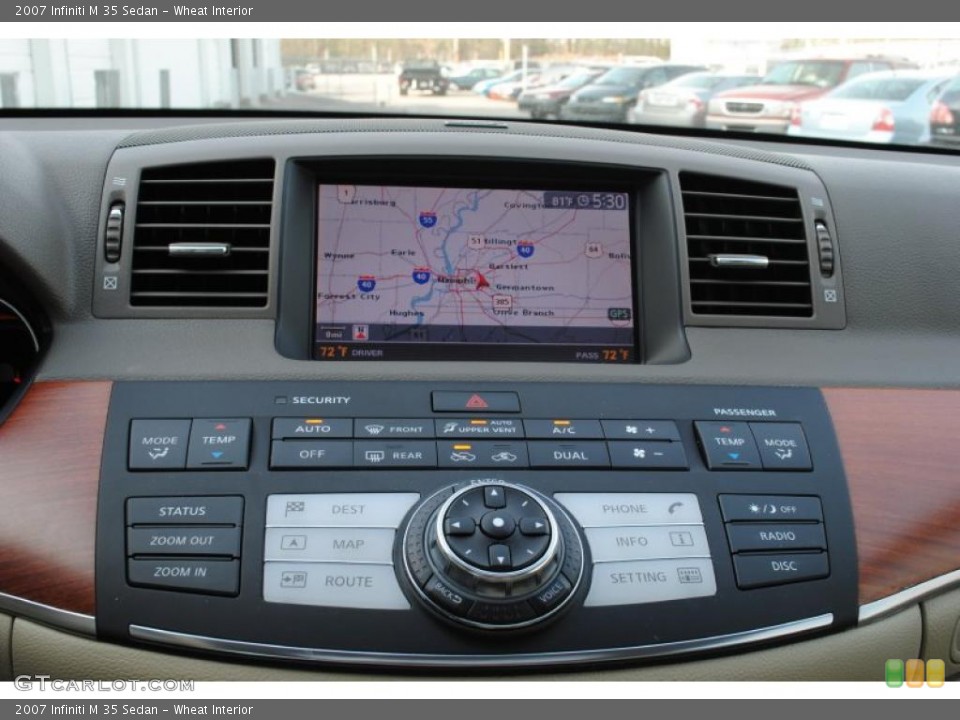 Wheat Interior Navigation for the 2007 Infiniti M 35 Sedan #47019333