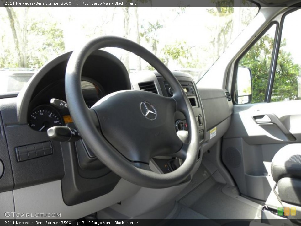 Black Interior Photo for the 2011 Mercedes-Benz Sprinter 3500 High Roof Cargo Van #47019342