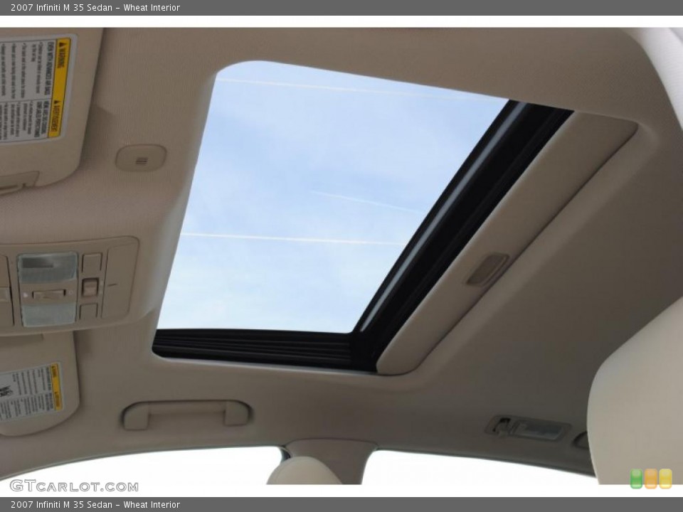 Wheat Interior Sunroof for the 2007 Infiniti M 35 Sedan #47019372