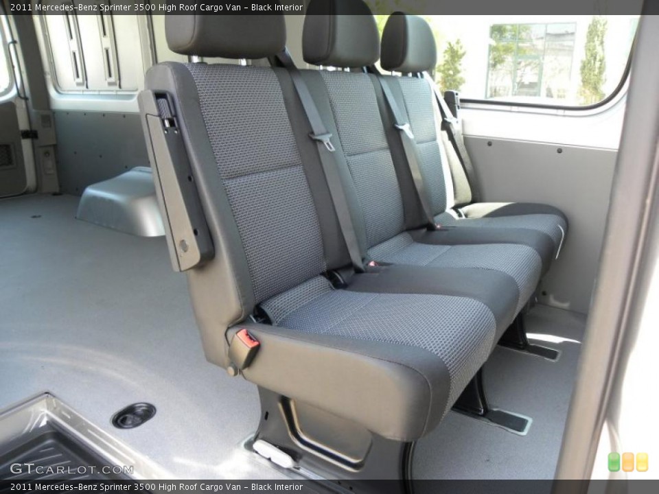 Black Interior Photo for the 2011 Mercedes-Benz Sprinter 3500 High Roof Cargo Van #47019423