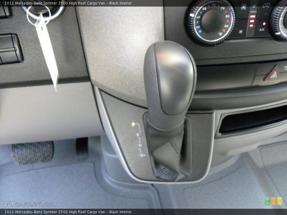Black Interior Transmission for the 2011 Mercedes-Benz Sprinter 3500 High Roof Cargo Van #47019576