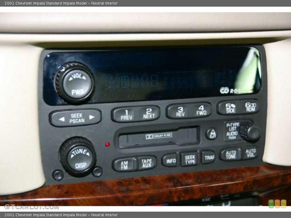 Neutral Interior Controls for the 2001 Chevrolet Impala  #47020089