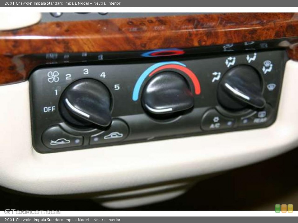 Neutral Interior Controls for the 2001 Chevrolet Impala  #47020101
