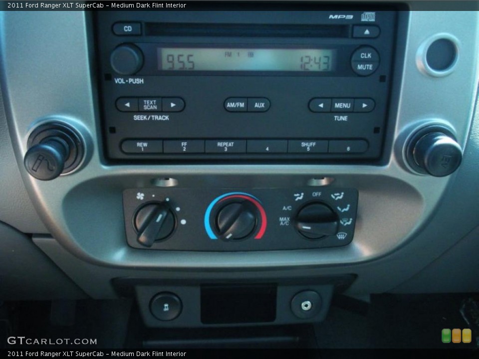 Medium Dark Flint Interior Controls for the 2011 Ford Ranger XLT SuperCab #47020134