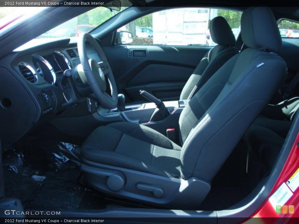 Charcoal Black Interior Photo for the 2012 Ford Mustang V6 Coupe #47020254