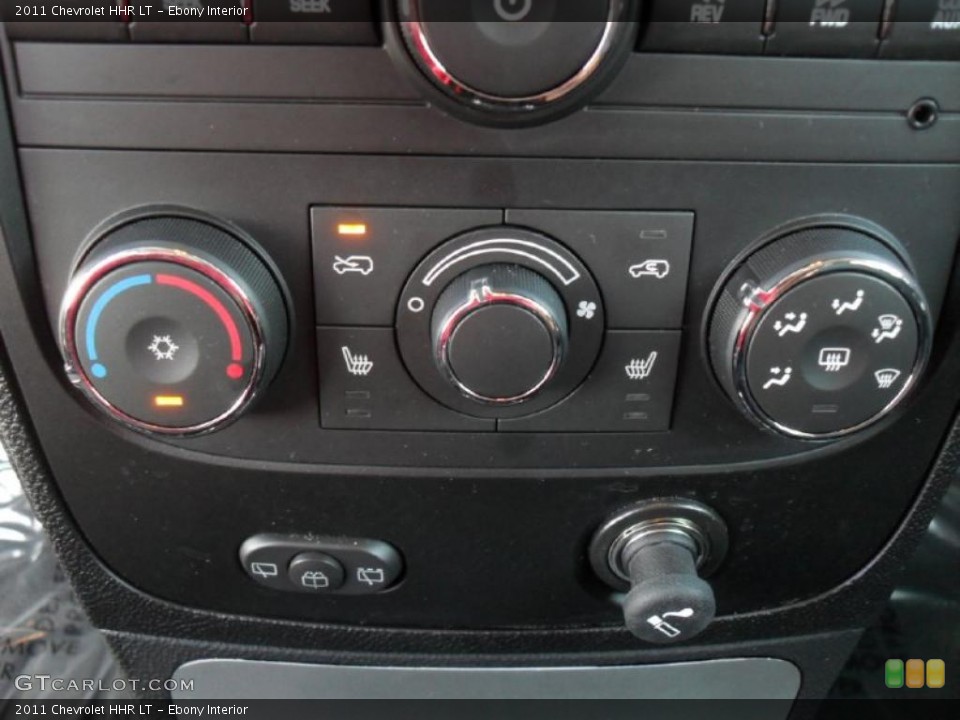 Ebony Interior Controls for the 2011 Chevrolet HHR LT #47020629