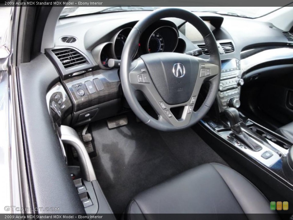 Ebony Interior Dashboard for the 2009 Acura MDX  #47021358