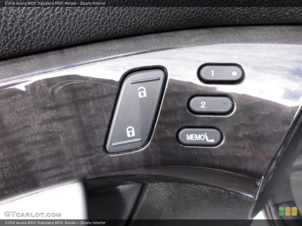 Ebony Interior Controls for the 2009 Acura MDX  #47021403
