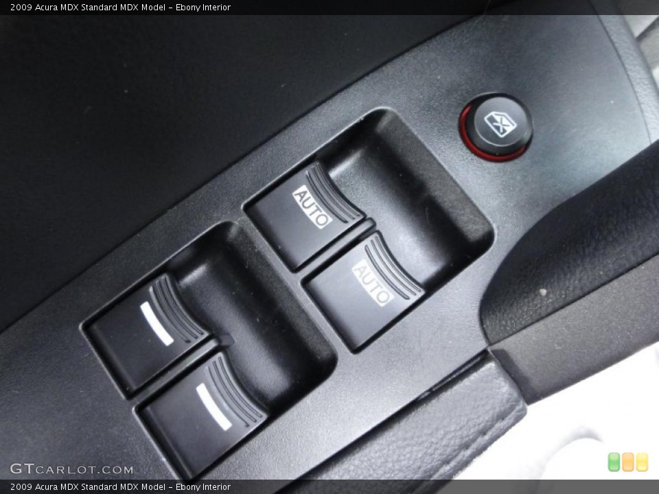 Ebony Interior Controls for the 2009 Acura MDX  #47021418
