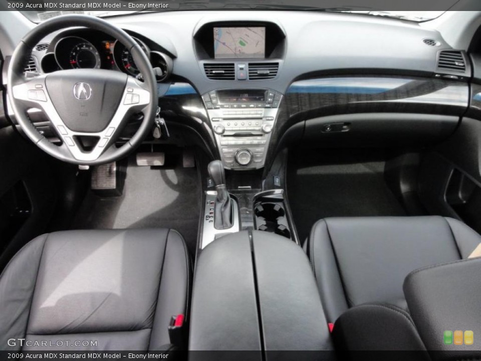 Ebony Interior Dashboard for the 2009 Acura MDX  #47021652