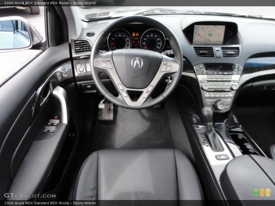 Ebony Interior Dashboard for the 2009 Acura MDX  #47021667