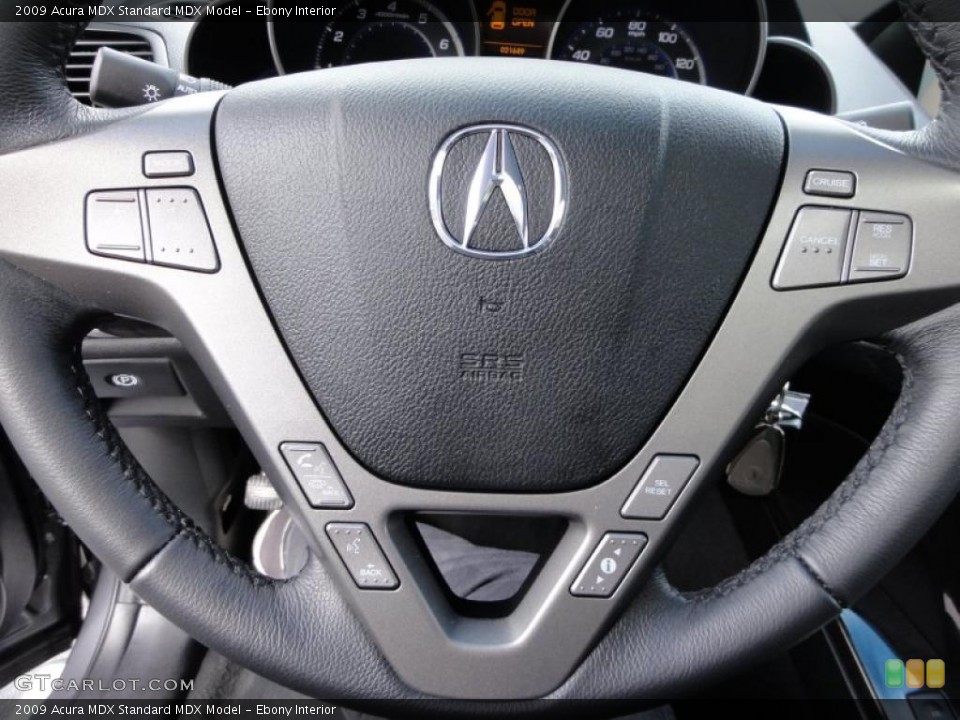 Ebony Interior Controls for the 2009 Acura MDX  #47021855