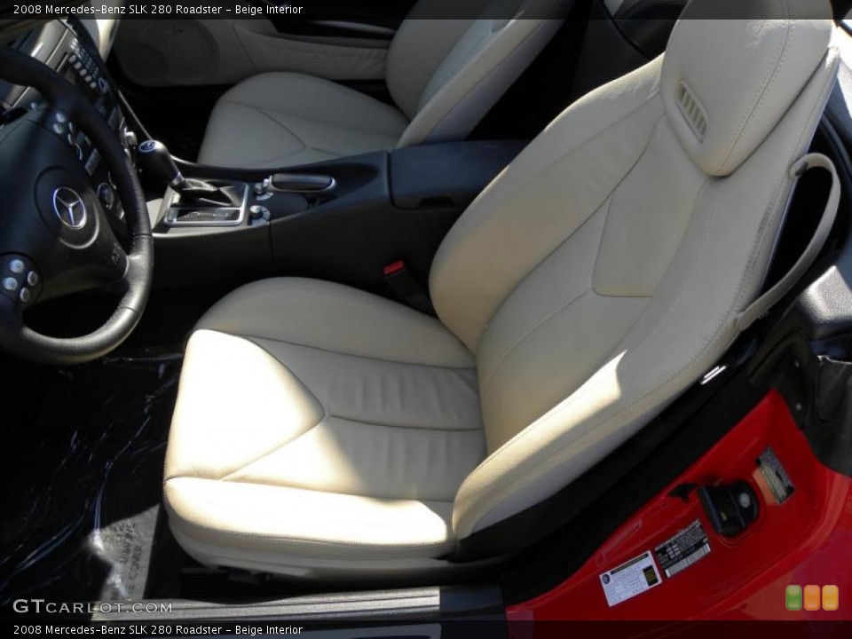Beige Interior Photo for the 2008 Mercedes-Benz SLK 280 Roadster #47021931