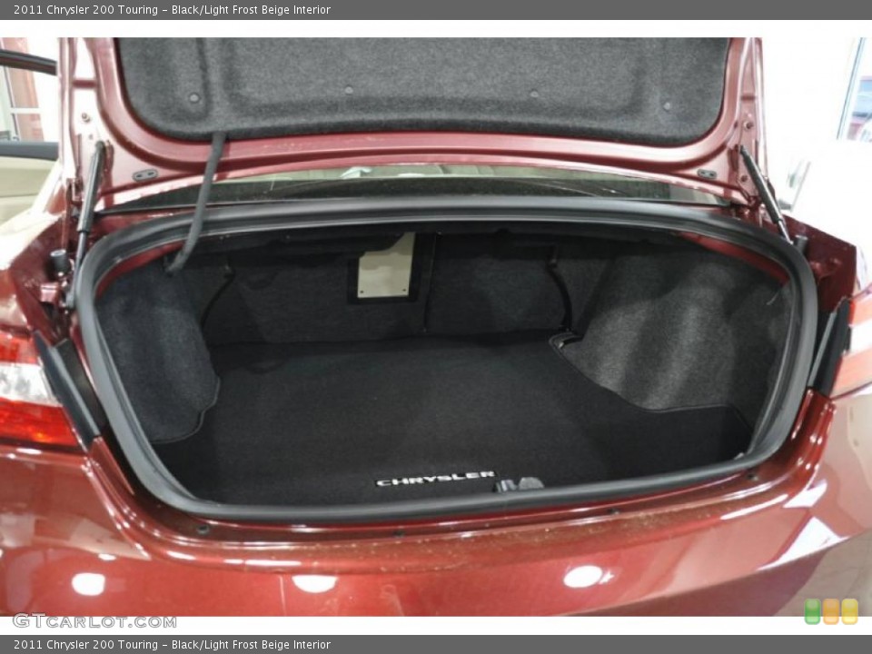 Black/Light Frost Beige Interior Trunk for the 2011 Chrysler 200 Touring #47021982