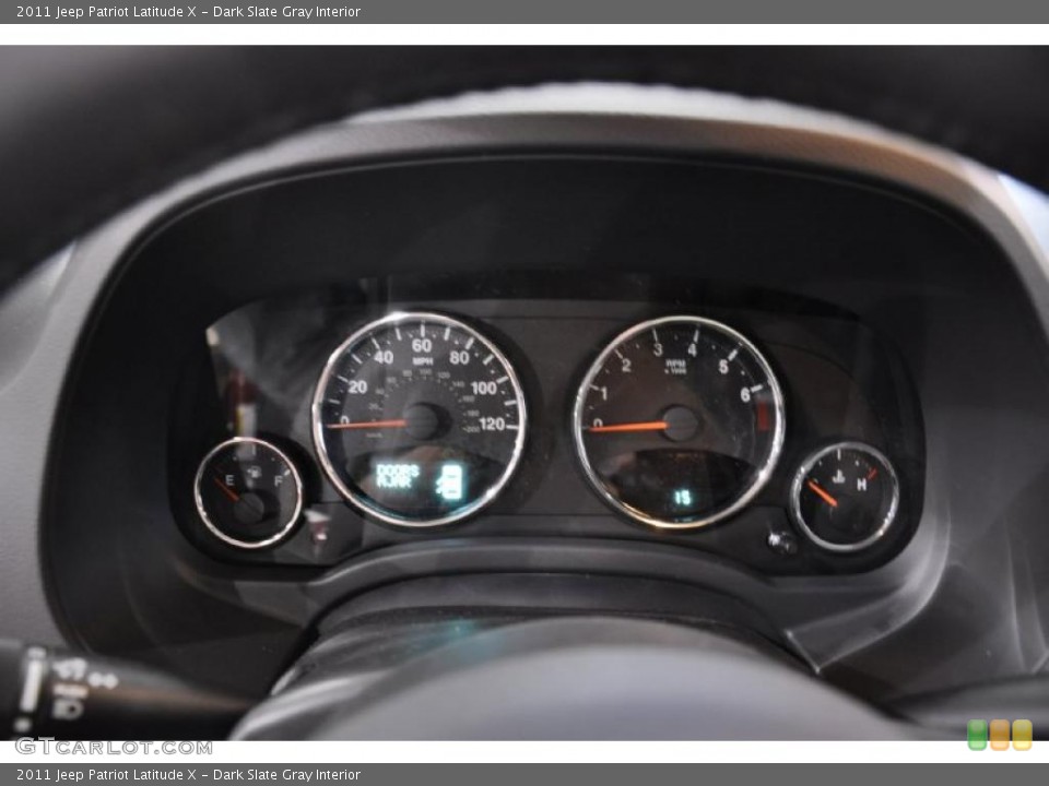 Dark Slate Gray Interior Gauges for the 2011 Jeep Patriot Latitude X #47022681