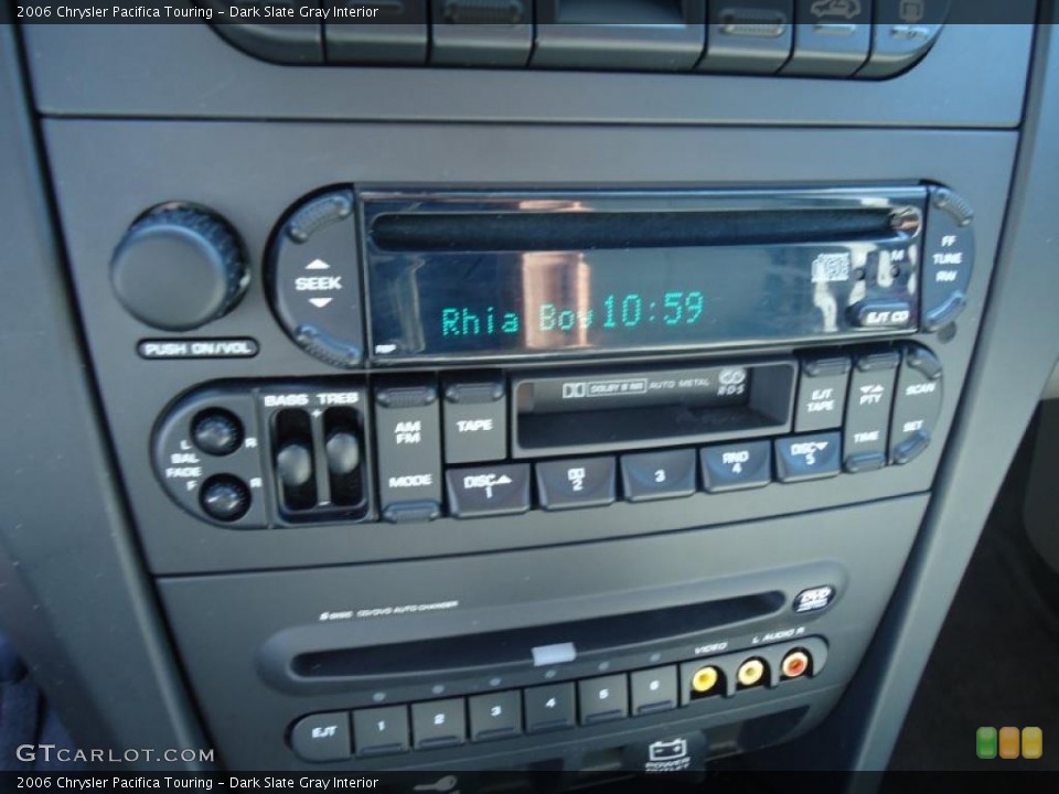 Dark Slate Gray Interior Controls for the 2006 Chrysler Pacifica Touring #47023386