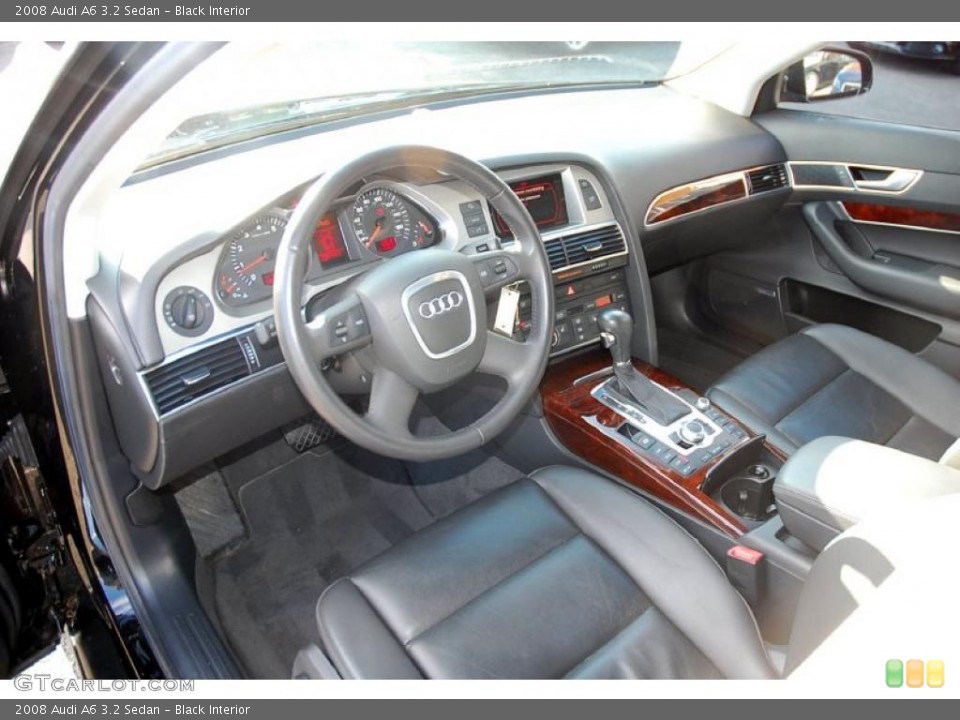 Black Interior Prime Interior for the 2008 Audi A6 3.2 Sedan #47023389
