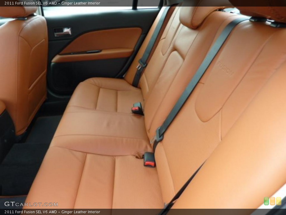 Ginger Leather Interior Photo for the 2011 Ford Fusion SEL V6 AWD #47024286