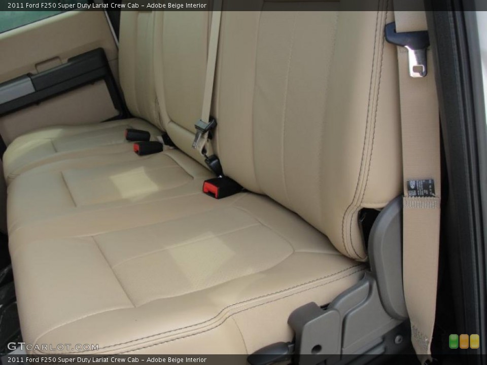 Adobe Beige Interior Photo for the 2011 Ford F250 Super Duty Lariat Crew Cab #47024373