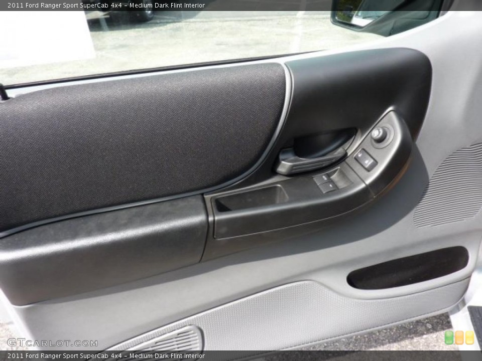 Medium Dark Flint Interior Door Panel for the 2011 Ford Ranger Sport SuperCab 4x4 #47027325