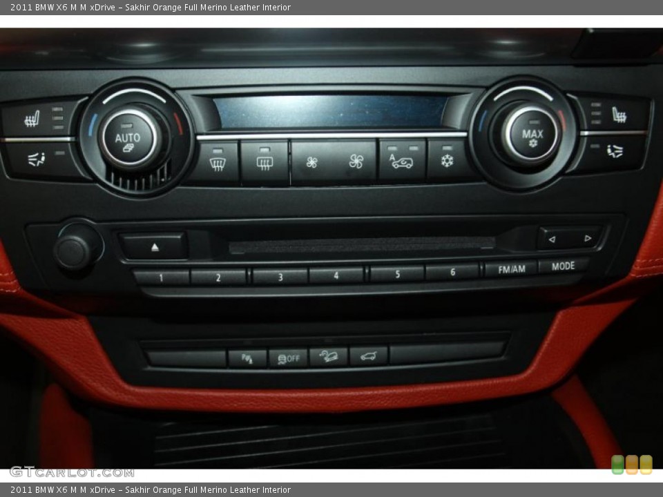 Sakhir Orange Full Merino Leather Interior Controls for the 2011 BMW X6 M M xDrive #47027823