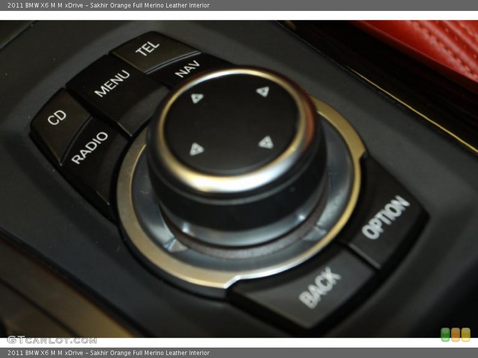 Sakhir Orange Full Merino Leather Interior Controls for the 2011 BMW X6 M M xDrive #47027838