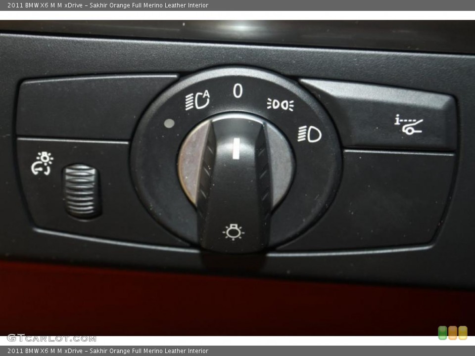 Sakhir Orange Full Merino Leather Interior Controls for the 2011 BMW X6 M M xDrive #47027922