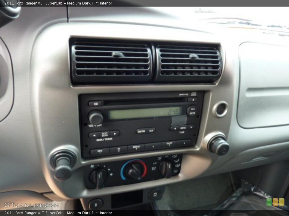 Medium Dark Flint Interior Controls for the 2011 Ford Ranger XLT SuperCab #47027973