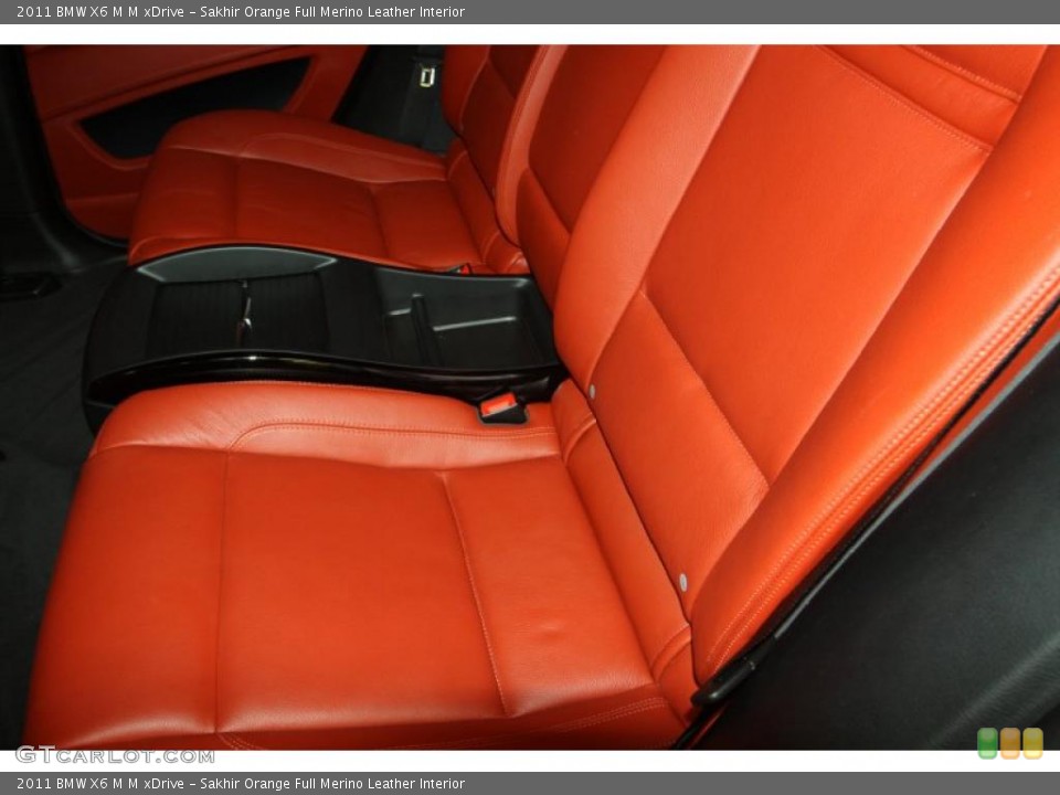 Sakhir Orange Full Merino Leather Interior Photo for the 2011 BMW X6 M M xDrive #47028042