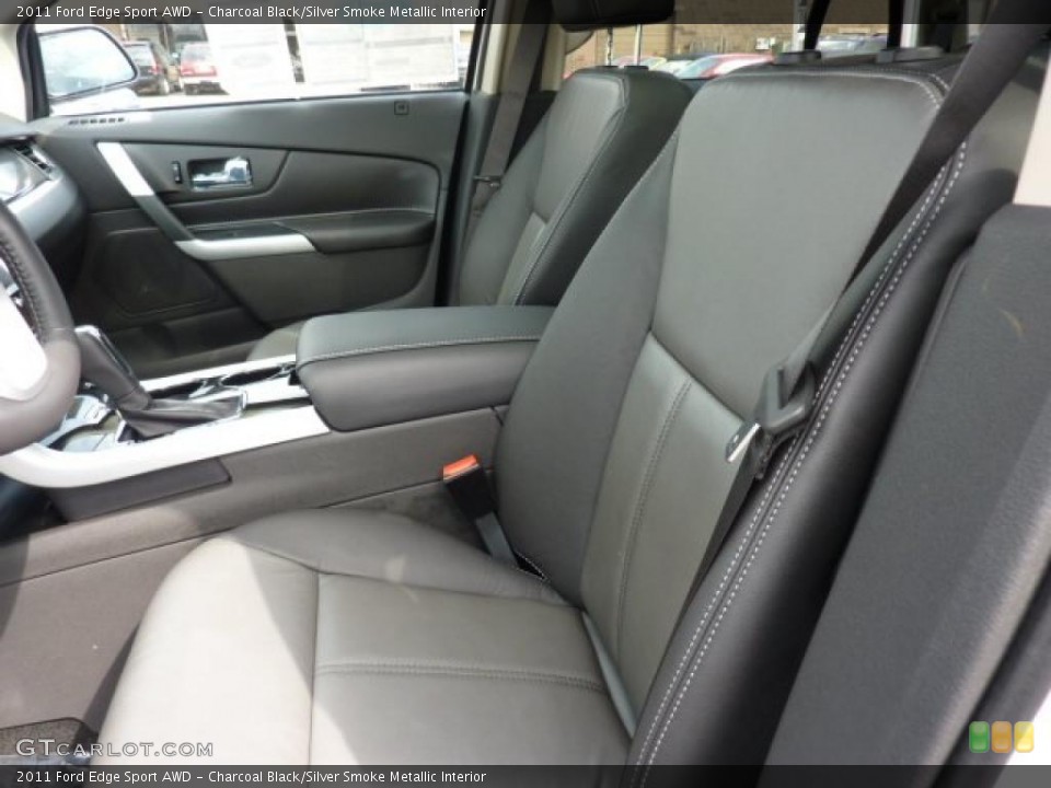Charcoal Black/Silver Smoke Metallic Interior Photo for the 2011 Ford Edge Sport AWD #47028114