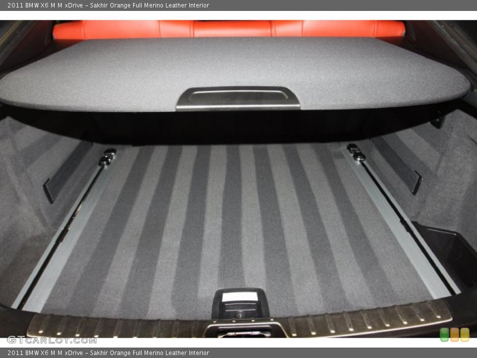 Sakhir Orange Full Merino Leather Interior Trunk for the 2011 BMW X6 M M xDrive #47028252