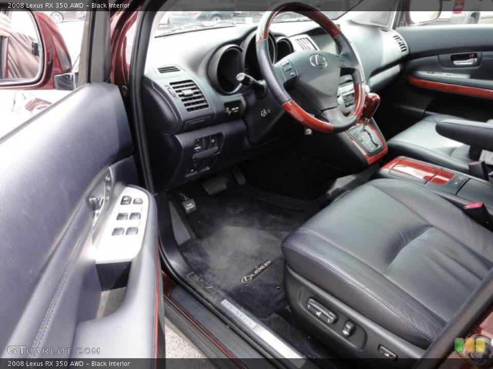Black Interior Photo for the 2008 Lexus RX 350 AWD #47028318