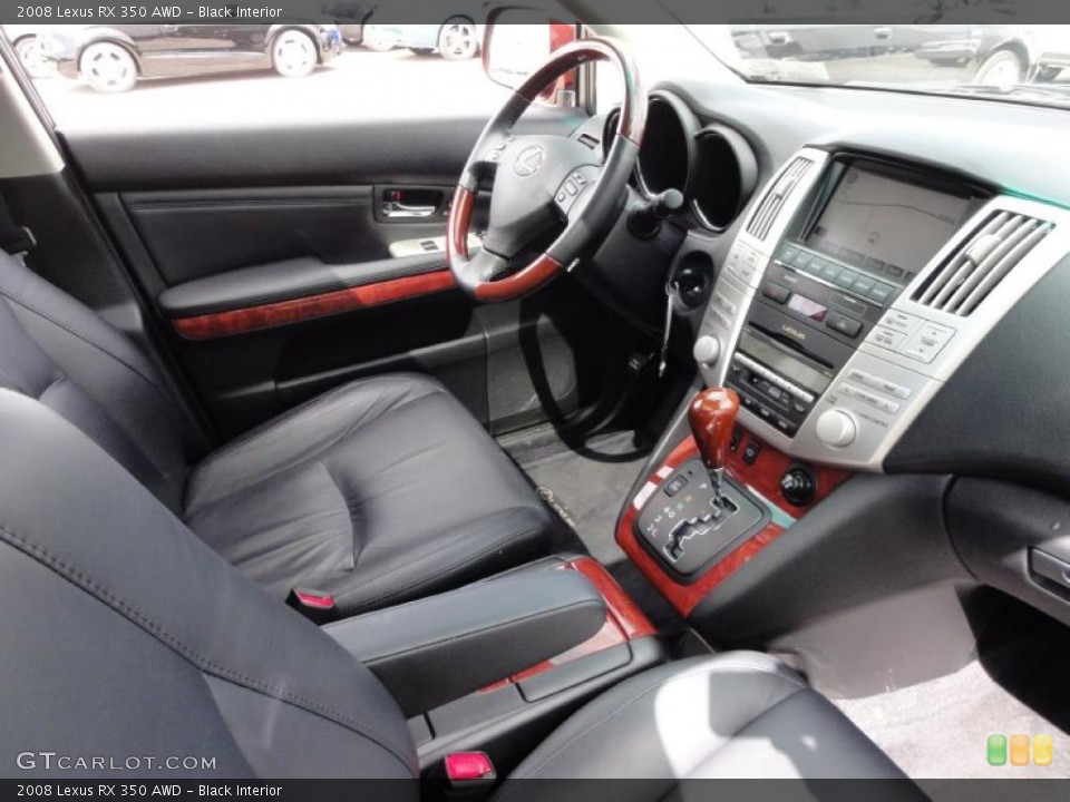 Black Interior Photo for the 2008 Lexus RX 350 AWD #47028408