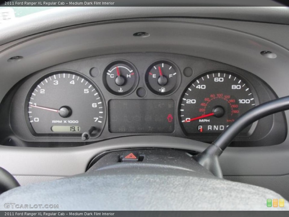 Medium Dark Flint Interior Gauges for the 2011 Ford Ranger XL Regular Cab #47029059