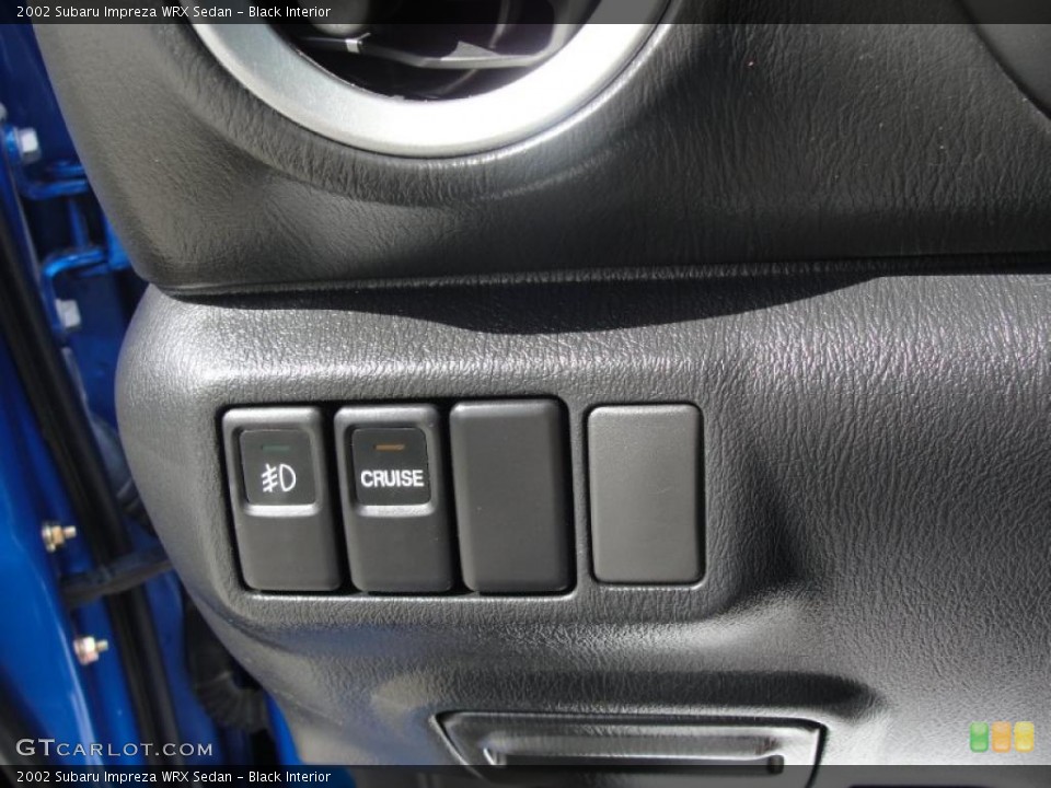 Black Interior Controls for the 2002 Subaru Impreza WRX Sedan #47031261