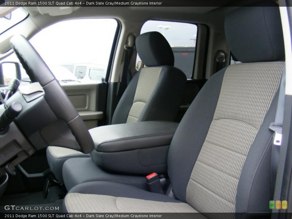 Dark Slate Gray/Medium Graystone Interior Photo for the 2011 Dodge Ram 1500 SLT Quad Cab 4x4 #47036292