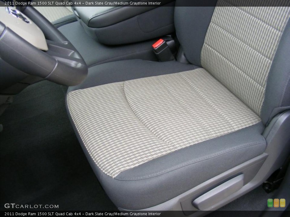 Dark Slate Gray/Medium Graystone Interior Photo for the 2011 Dodge Ram 1500 SLT Quad Cab 4x4 #47036309