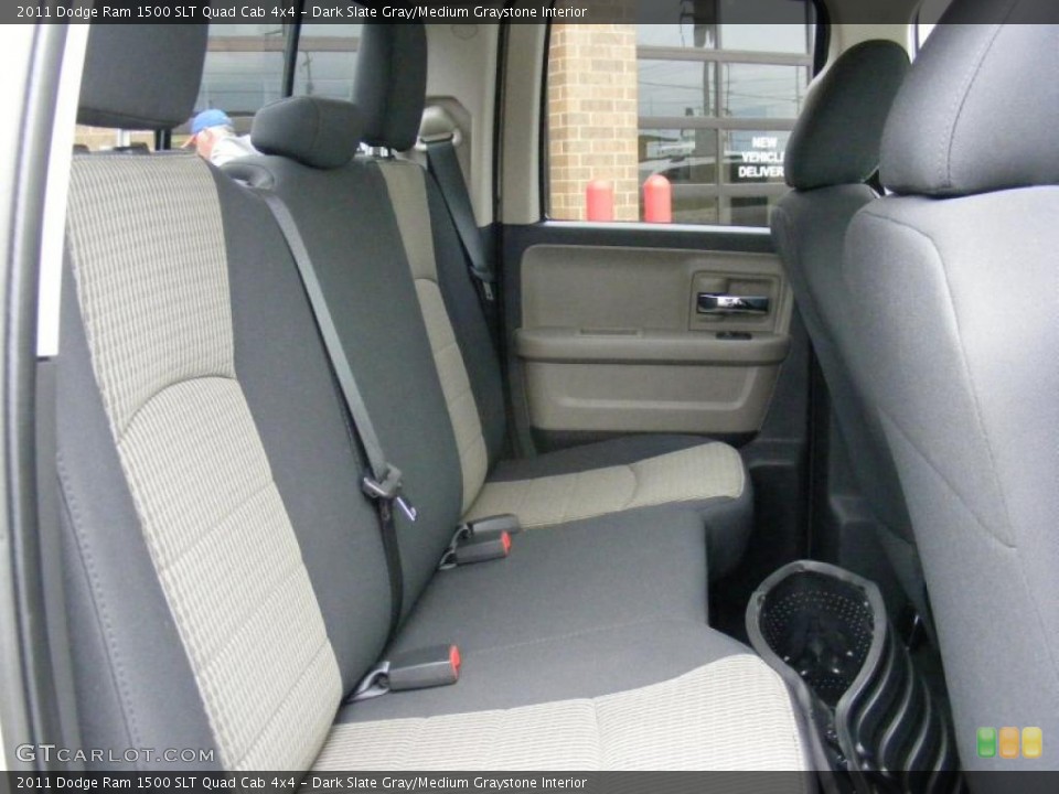 Dark Slate Gray/Medium Graystone Interior Photo for the 2011 Dodge Ram 1500 SLT Quad Cab 4x4 #47036343