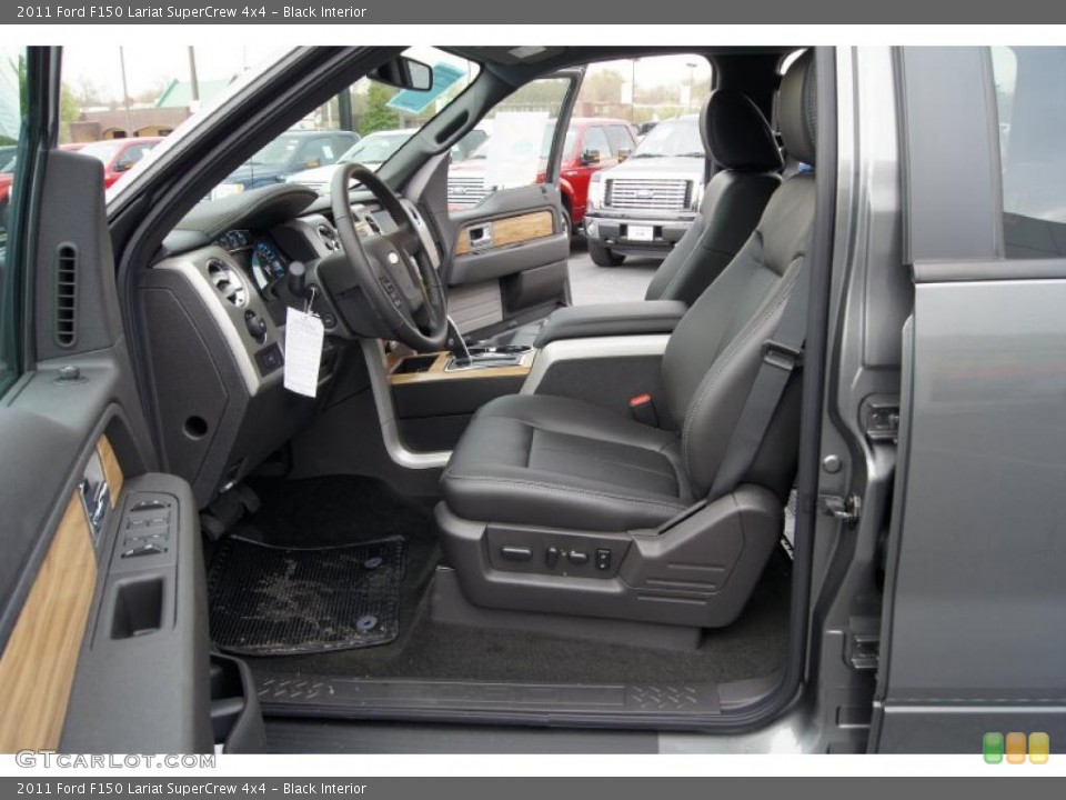 Black Interior Photo for the 2011 Ford F150 Lariat SuperCrew 4x4 #47036364