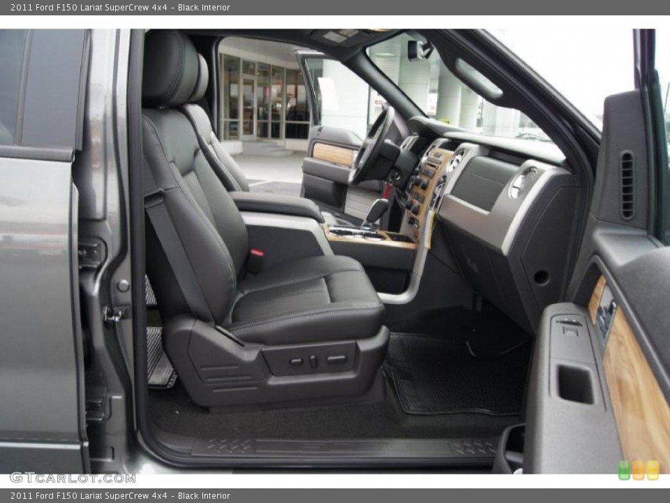 Black Interior Photo for the 2011 Ford F150 Lariat SuperCrew 4x4 #47036421