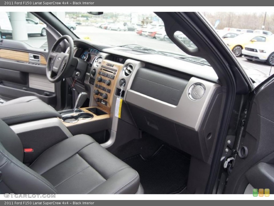 Black Interior Dashboard for the 2011 Ford F150 Lariat SuperCrew 4x4 #47036436