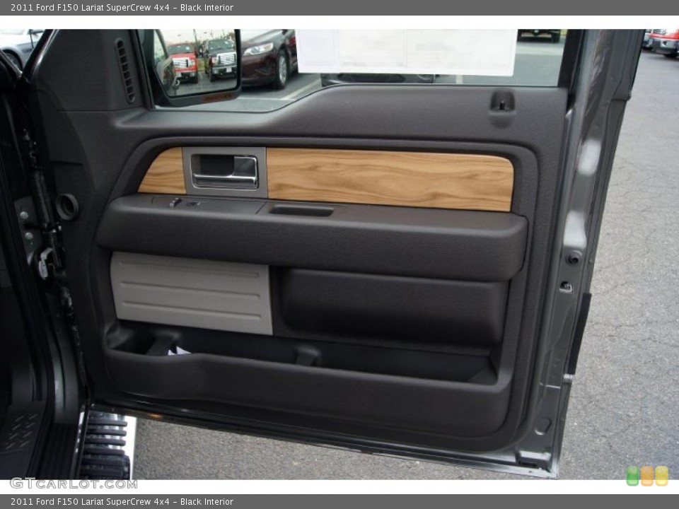 Black Interior Door Panel for the 2011 Ford F150 Lariat SuperCrew 4x4 #47036451